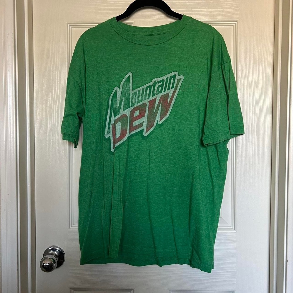 Mountain Dew green cotton t-shirt Size XL